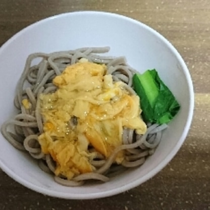 ふわふわ卵がお蕎麦に絡んで美味しかったです♪
ごちそうさまでした！